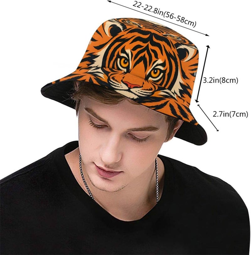AKMCBSH Trendy Bucket Hat - Comfortable Packable Sun Beach Hat for Women Men, Perfect for Outdoor Activities Travel Hiking - Image 3